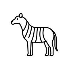 zoo animal vector icons  colorful  flat design  tr