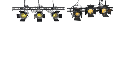 Stage Lights on transparent background png