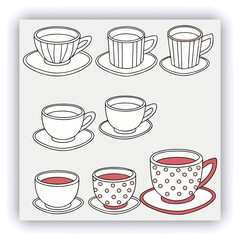 female hand holding white mug with blank copy space for your advertising text message or promotional content, sweet coffee or tea. Girl in green sweater holding white porcelain mug mock up