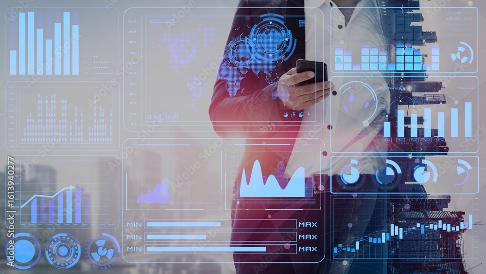 Poster data analytics and big data strategy for real-time analytics, predictive data modeling, business int