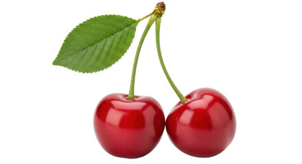 Isolated Pair of Cherries