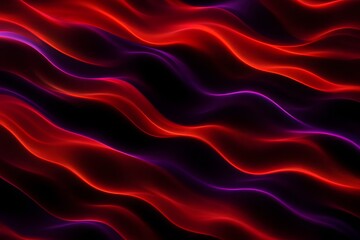 Liquid Light Fabric Waves in Deep Red, Black, and Electric Purple Motion