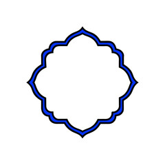 blue and white ceramic tile pattern frame  portugu