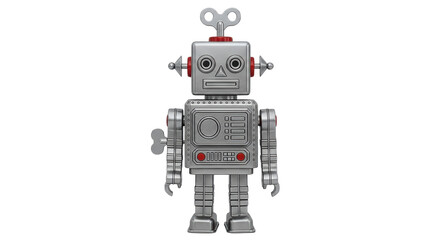 Isolated Toy Robot