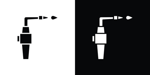 Welding icon symbol. simple flat symbol on blank background.