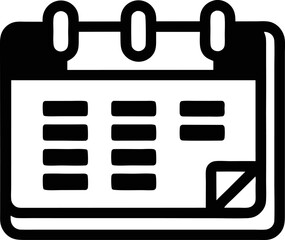 Academic Schedule or Homework Planner Outline