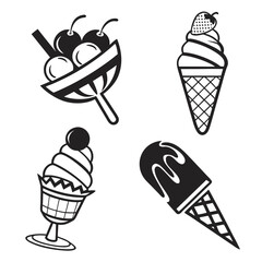 Black Shape Bundle Of Urban Rooftop Scenes