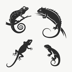 Side View Wild Deer Poses With Antlers Solid B