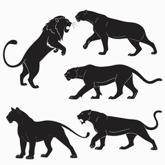 Lizard Silhouettes Gecko Iguana Chameleon S