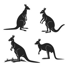 Set Of Desert Wildlife Elements Camel Scorpio