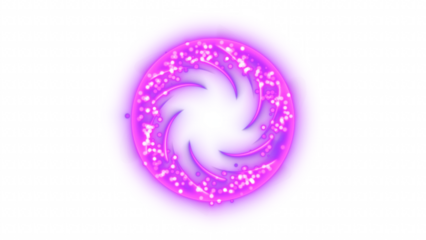 Purple Magic Ring Transparent Alpha