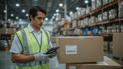 worker in warehouse