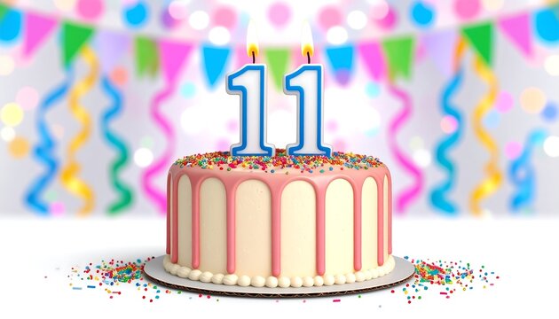 11th Birthday Cake Celebration.