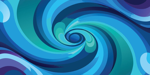 A blue abstract backdrop highlighted by a circular form, offering a contemporary and artistic aesthetic..eps