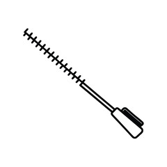 Obraz premium hedge-trimmer isolated on white background