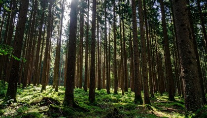 trees in the forest