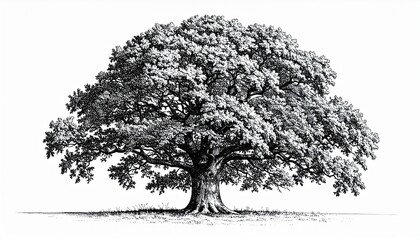 vector tree silhouette