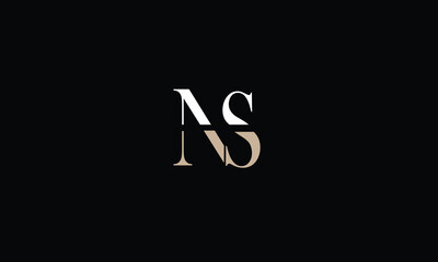 NS,S,N,N,S,N,S abstract, letters, logo, monogram, style, symbols, ambitions, icons, 
