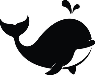 rubber whale on transparent background, baby toy for education, sweet color tone effect