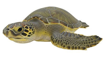 Isolated Sea Turtle