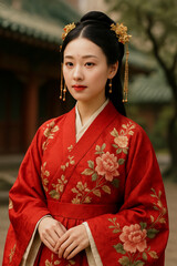AI Generated Chinese Traditional Clothes