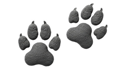 Isolated Animal paw prints © Lukas