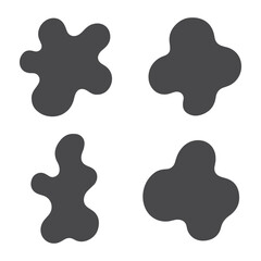 Black and white dog paw print puzzle pieces form a heart-shaped symbol of connection, perfect for a vector illustration design