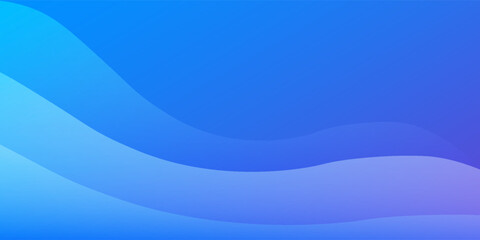 Blue gradient abstract background with smooth layered wave shapes, ideal for digital presentations, modern web design, posters, and creative visuals