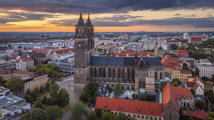 Magdeburger Dom - Luftbild