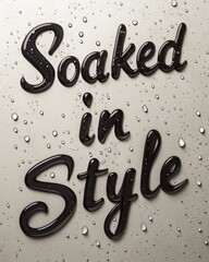 Liquid Typography Phrases for Bold Minimal Designs