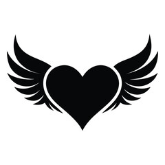 Heart with wings