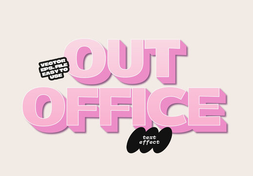 Soft 3D Text Effect with Subtle Shadows