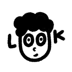 look cute handwriting clipart with kawaii doodle style, hand drawn font, childlike sketches, cartoon outline, funny lettering, adorable handwritten elements for kids and creative designs