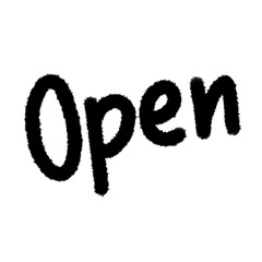 open cute handwriting clipart with kawaii doodle style, hand drawn font, childlike sketches, cartoon outline, funny lettering, adorable handwritten elements for kids and creative designs