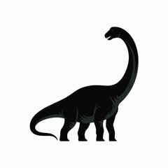 Dinosaur vector illustration and silhouette art with various animal icons