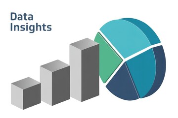 Data insights and financial growth visualization