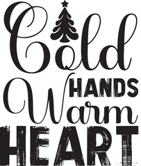 Basic RGB Cold Hands Warm Heart svg
