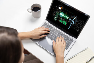 Computer Software Leading the Way in Green Business strategy and Sustainability, promoting...