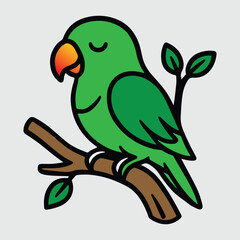 Obraz premium Parrot Illustration