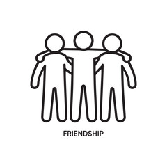 A Heartwarming Depiction of Friendship Togetherness and Unity Three Individuals Standing Shoulder to Shoulder Symbolizing Bonds Support and Connection
