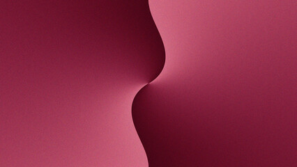 Elegant red S-curve, subtle visual harmony.