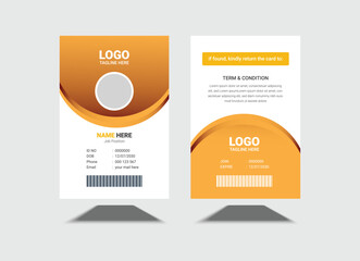 Office Id card | Employee Id card for your company | University id card template 