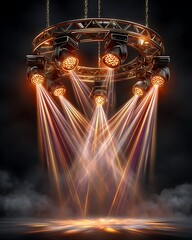 Music festival, electrifying light design high resolution picture