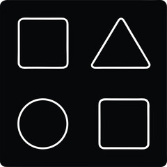 Educational Shape Sorter Toy Illustration For Kids Children Learning Geometric Shapes