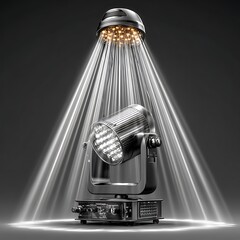 Professional stage light, powerful beam high resolution picture