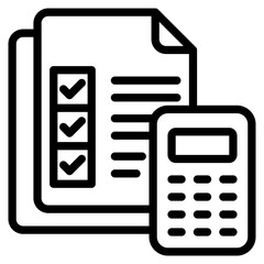 Tax Planning line icon