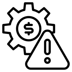 Risk Mitigation line icon