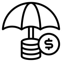 Emergency Fund line icon