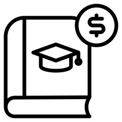 Financial Education line icon