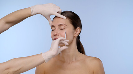 Cosmetic Procedure with Dermal Filler for Skin Enhancement